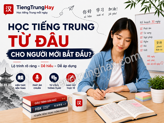 Học tiếng Trung từ đâu cho người mới bắt đầu?