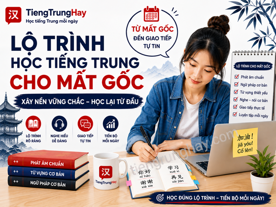 Lộ trình học tiếng Trung cho mất gốc